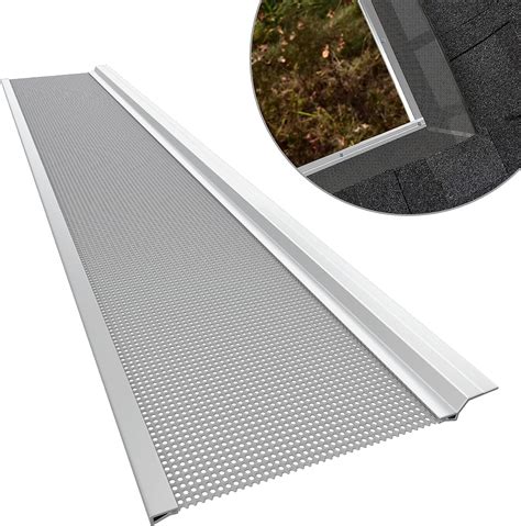 Flamorrow Stainless Steel Gutter Guard, 23Ft Gutter Cover, Micro-Mesh ...
