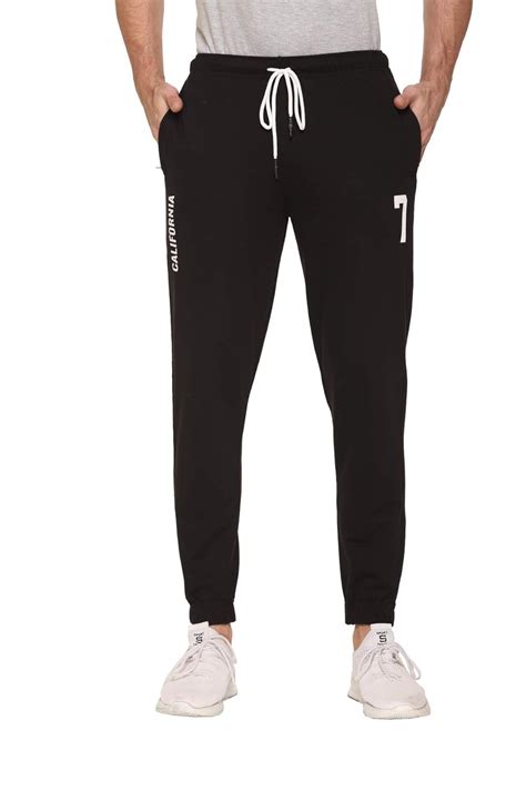 HVBK Men's Regular Fit Track Pants (Az-116-A-Black) : Amazon.in ...