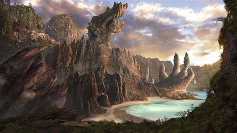 dragon art village
