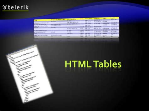 Image result for HTML Forms and Tables
