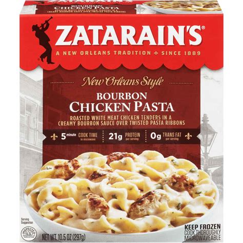 Zatarain's Bourbon Chicken Pasta Frozen Meal - Shop Entrees & sides at ...