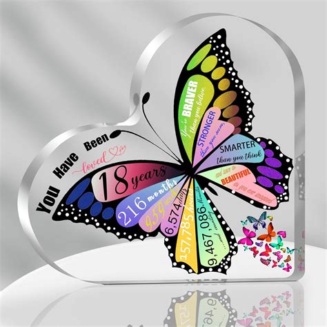 Amazon.com: 18th Birthday Gifts for Girls, 18th Birthday Gifts Acrylic ...