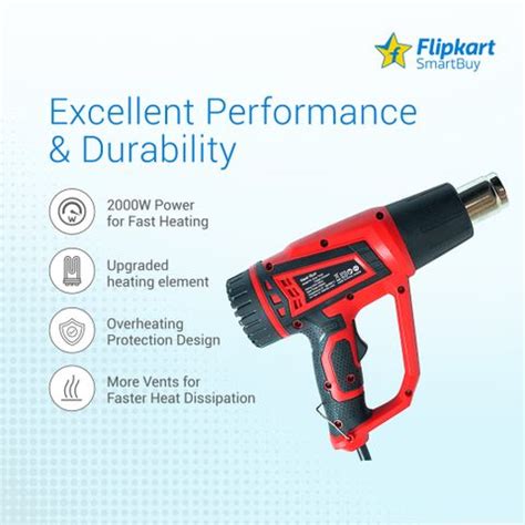 Flipkart SmartBuy Dual Temp Copper Element 2000 W Heat Gun Price in ...