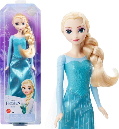 Mattel Princess Dolls, New for 2023, Elsa Posable Fashion Doll with ...