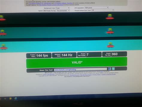 Ghosting Test PC 的图像结果
