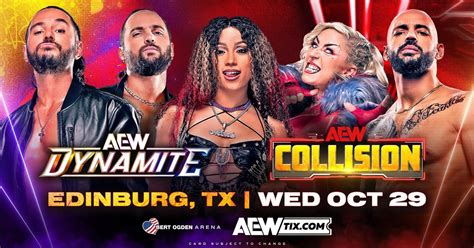 All Elite Wrestling: DYNAMITE COLLISION, 4900 S I69c, Edinburg, TX ...