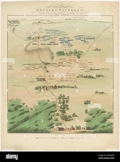 Battle of waterloo map hi-res stock photography and images - Alamy