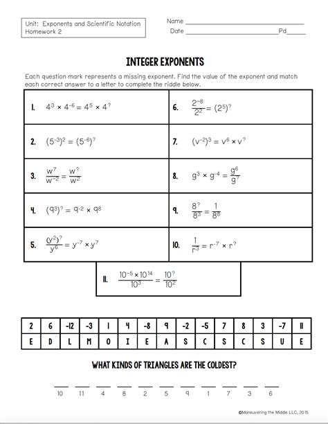 Image result for Integer Exponents Practice Problems