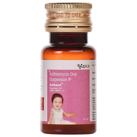 Azibact Readymix 100 - Bottle of 15 ml Suspension : Amazon.in: Health ...