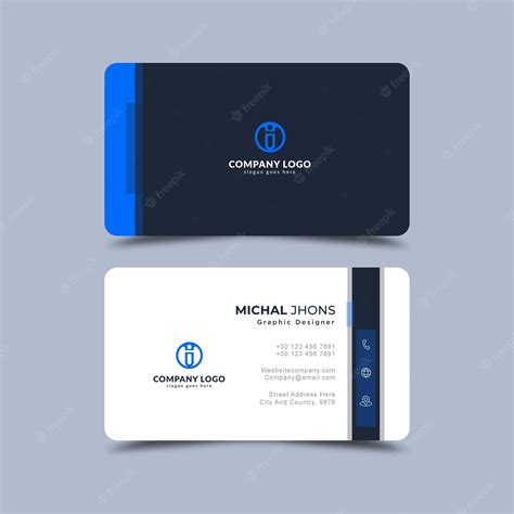 Modern Business Card Design 的图像结果