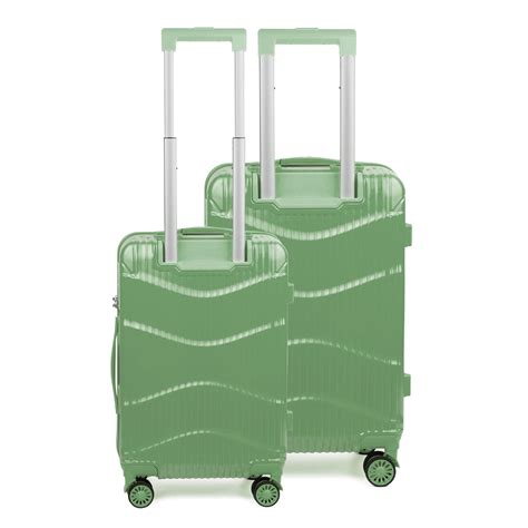 THE CLOWNFISH Combo of 2 Ballard Series Luggage ABS & Polycarbonate Ex ...
