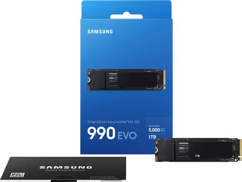 Samsung 990 EVO SSD 1TB Internal SSD PCIe Gen 4x4 | Gen 5x2 M.2 2280 ...