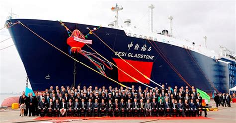 LNG Carrier CESI Gladstone Delivered for SINOPEC LNG Project - VesselFinder