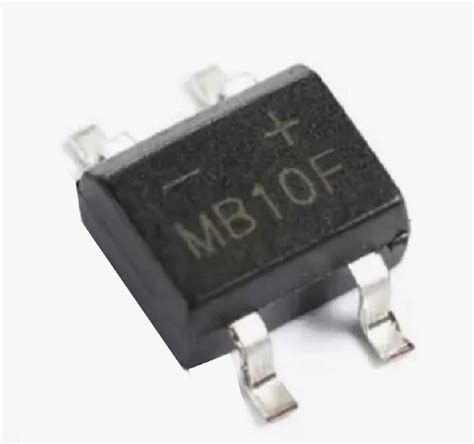 Steko (Pack of 1000 Pieces) MB10F Bridge Rectifier 1000 Volt 0.8A 4 PIN ...
