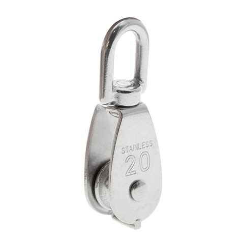 Saim Pulley Block M20 Swivel 304 Stainless Steel Heavy Duty Rigging ...