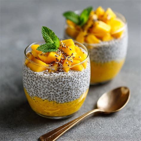 Mango Coconut Chia Seed Pudding · Weston Recipes