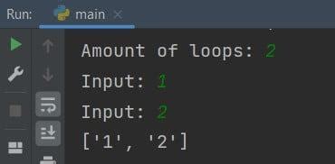Python for Loop User Input 的图像结果