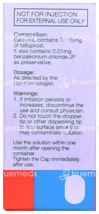 Saflutan Eye Drop 25 Ml - Uses, Side Effects, Dosage, Price | Truemeds