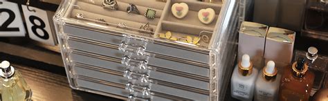 Snazzy 5 Drawers Acrylic Jewelry Organizer, Birthday and Back To School ...