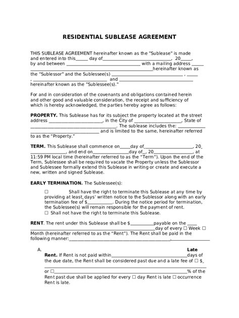 sample commercial lease agreement - NET Doc Template | pdfFiller