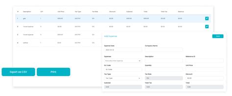 Expense Tracking System 的图像结果