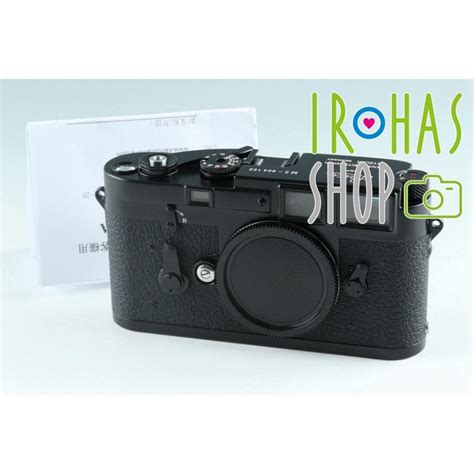 イロハスショップLeica Leitz M3 Repainted Black 35mm Rangefinder Film Camera By ...