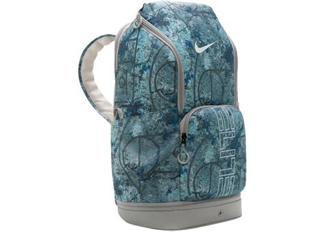 NIKE VARSITY ELITE PRINTED 32L BACKPACK WHITE/COLLEGE GREY