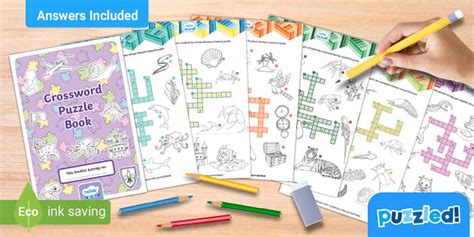 Crossword Puzzle Book - Twinkl Puzzled - kids