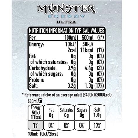 Monster Energy Ultra Zero Drink 500ml (Zero Sugar) - 24Pack | Lowest ...