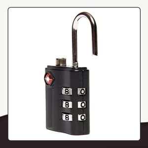 Inditradition Steel Tsa Accepted 3-Digit Combination Luggage Polished ...