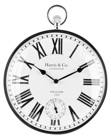 Buy Harris & Co. Clockmasters Premium Analog Wall Clock (12 Inch ...