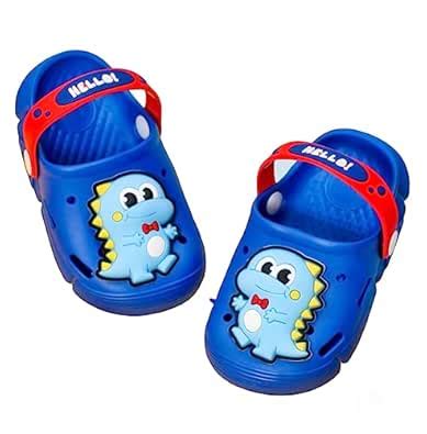 Buy Yellow Bee Little Dino Clogs for Boys, Blue, 9C, 3-3.5 Years at ...