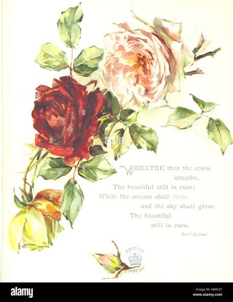 Image taken from page 6 of 'Rose Leaves', featuring a collection of ...