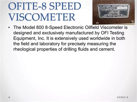 Lab 6 measurement of yield point of drilling mud sample using viscometer. | PPTX