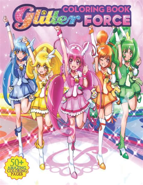 Buy Glitter Force Coloring Book: Glitter Force Doki Doki Coloring Book ...