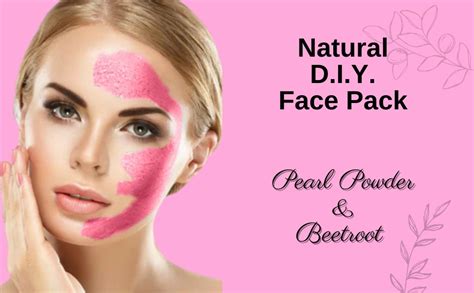 Pearl Powder & Beetroot Powder Face Pack | Food Grade Quality | For ...