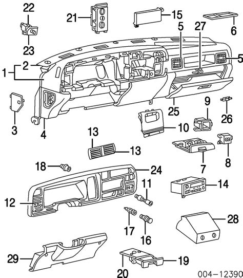 Exploring the Detailed OEM Parts Diagram of the 2012 Dodge Ram