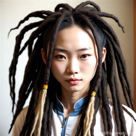 Asian Dreadlocks Hairstyle | Stable Diffusion Online