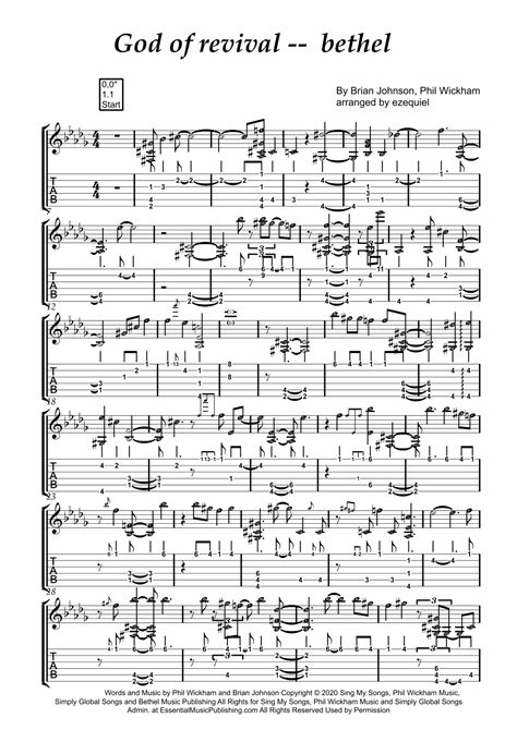God Of Revival (arr. ezequiel zeferino edição) by Brian Johnson And ...