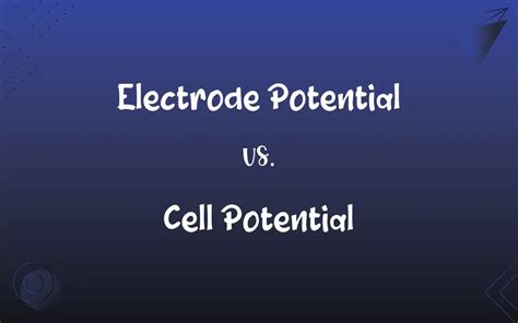 Image result for Cell Potential Problems