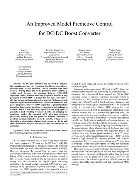 Image result for DC Link Voltage Control through Model Predictive Control