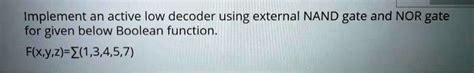 Image result for Decoder Using NAND Gate