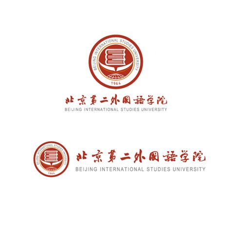 北二外新LOGO 北京第二外国语学院LOGO矢量标志下载 - 平面素材分享区 odaad广告社区