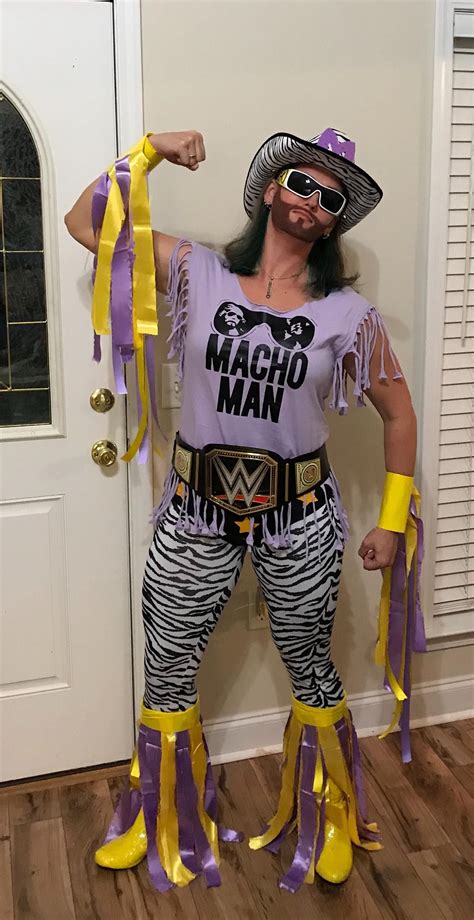 Macho Man Randy Savage | Wwe halloween costume, Epic halloween costumes ...