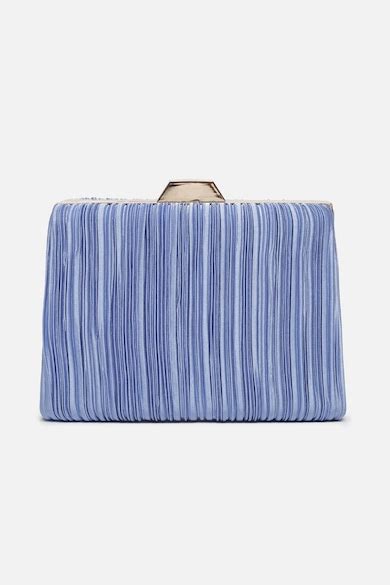 Buy Women Light Blue Textured Party Handbag Online - 40084545 | Van Heusen