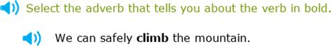 IXL - Identify adverbs (Class II English practice)
