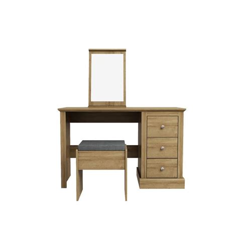 Shun Dressing Table with Mirror