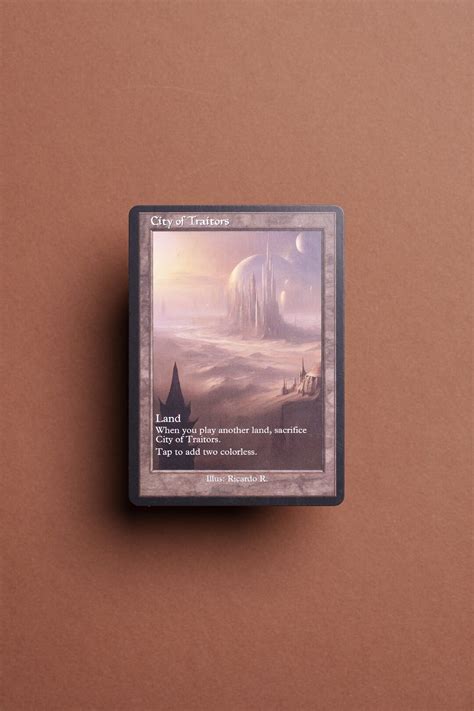 City of Traitors MTG Custom Cards, Commander Alternate Art Magic MTG Alters Full Art - Etsy