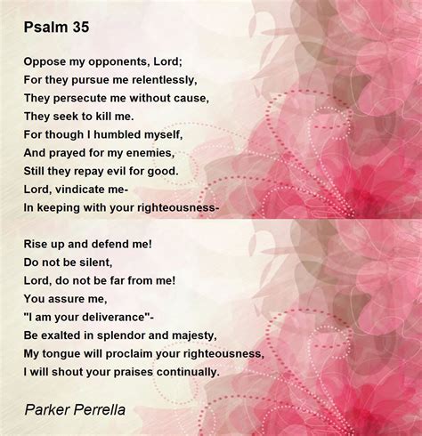 Psalm 35 Quotes ArtStation Psalms 35:17 18