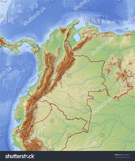 781 imágenes de Colombia relieve - Imágenes, fotos y vectores de stock | Shutterstock